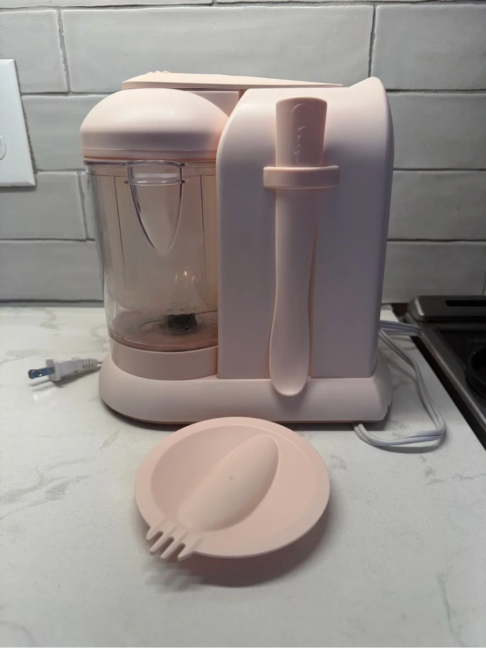 BEABA Babycook Solo 4 in 1 Baby Food Processor Steamer food maker rose gold